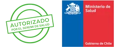 Autorizado por la SEREMI de Salud, Ministerio de Salud, Gobierno de Chile
